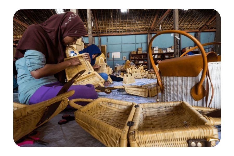 Pusat Kerajinan Rotan di Bantul